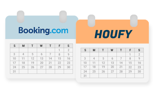 Sincroniza los calendarios de Booking y Houfy