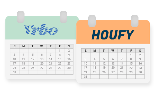 Sincroniza los calendarios de Vrbo y Houfy