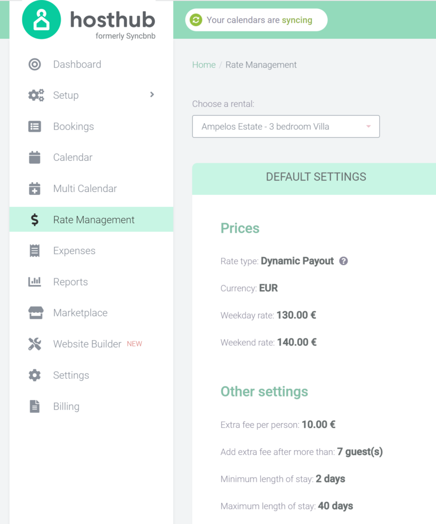 rate management