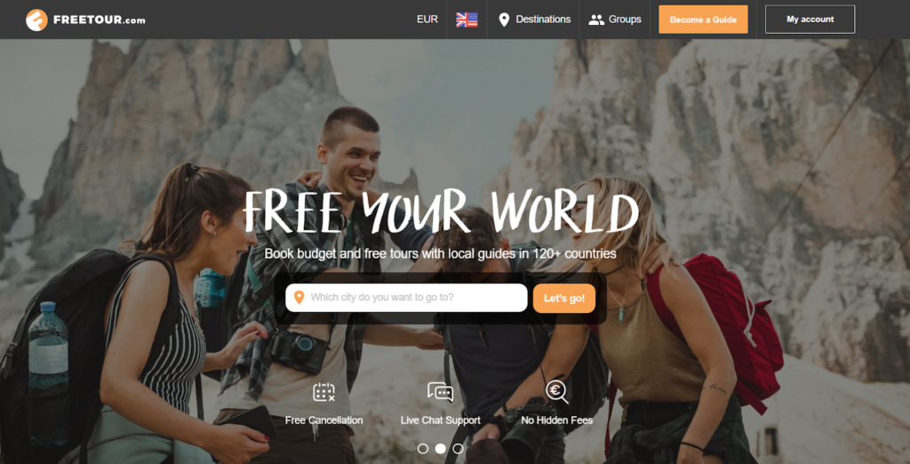 Freetour.com - για συνεργασία με πλατφόρμες βραχυχρόνιας μίσθωσης