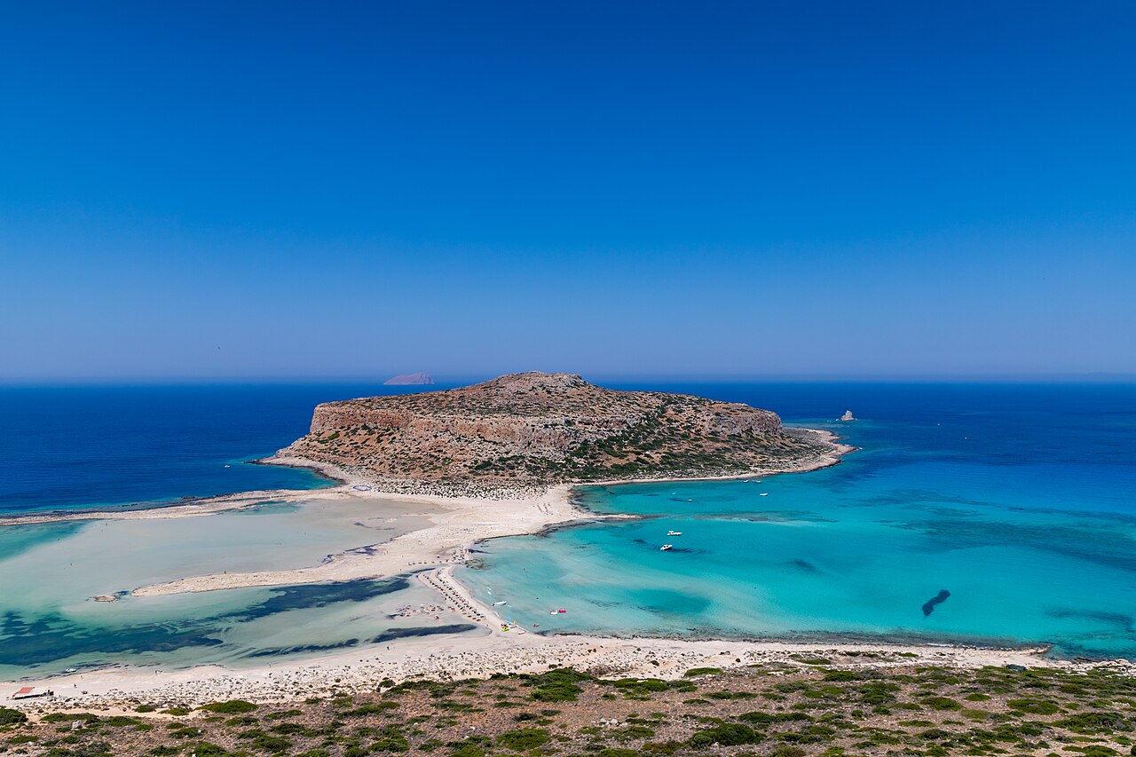 Η λιμνοθάλασσα του Μπάλου στην Κρήτη